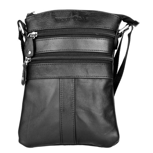 WOOD-BAG Leather shoulder bag