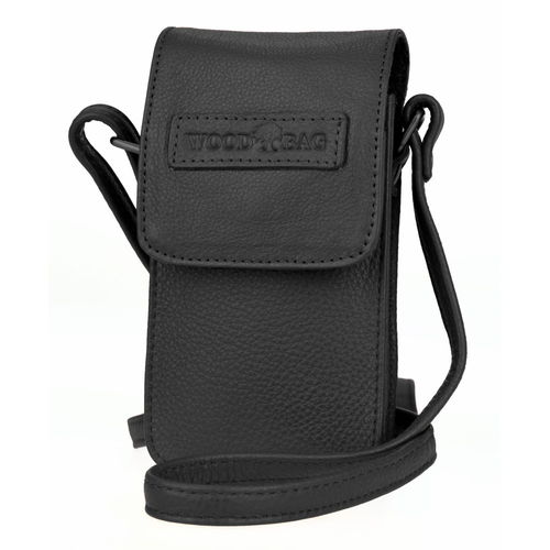 WOOD-BAG genuine leather smart phone bag